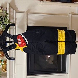 London Fog Vintage 80's Black Snowsuit Skisuit Made In Korea Children's Med(5-6)
